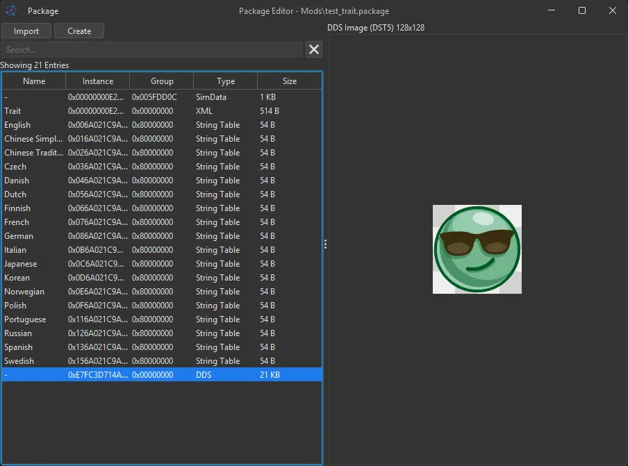 Package Editor